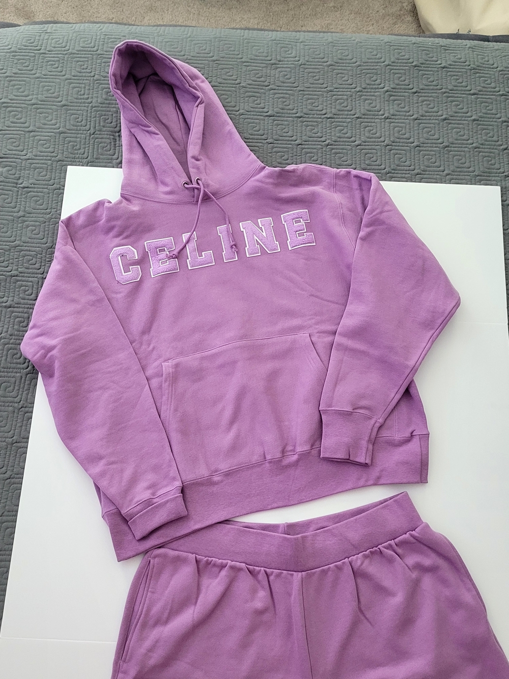 Mens Champion Hoodie & Short Set 2XL Oversized
